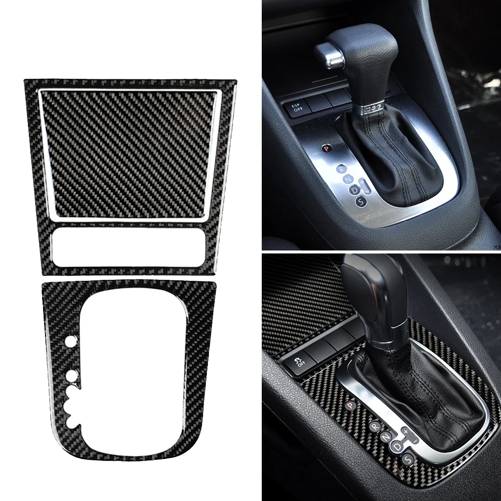3 шт./компл. ручка панели переключения передач автомобиля крышка из углеродного
