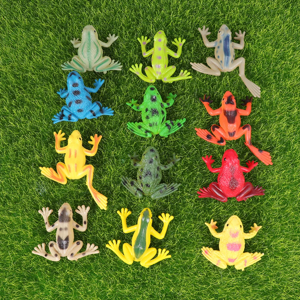 

24 Pcs Simulation Animal Toys Practical Animal Toys (Assorted Color)