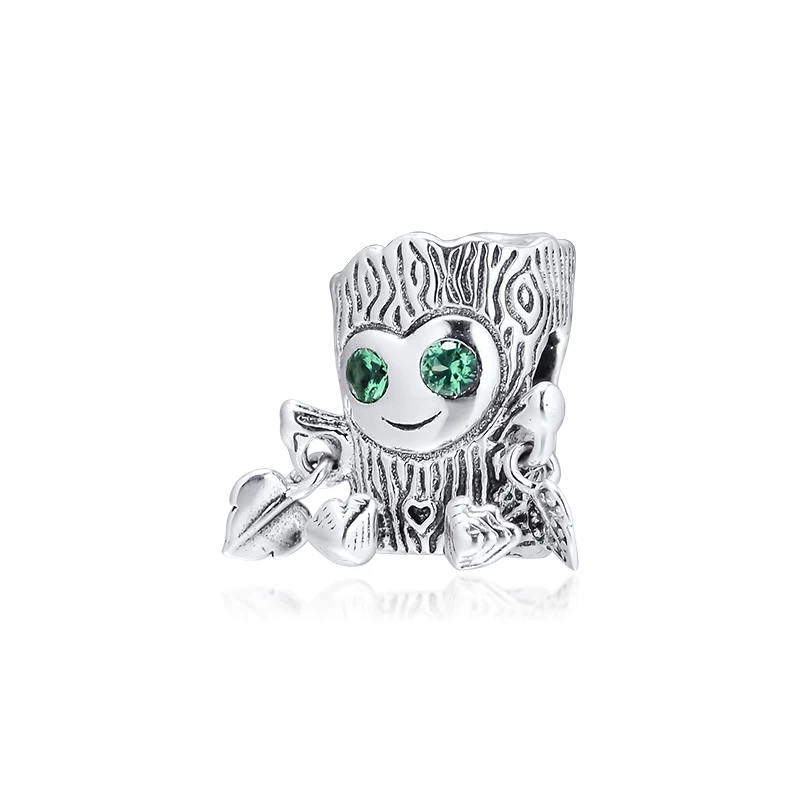 DIY Fits for Pandora Charms Bracelets Sweet Tree Monster Beads 100% 925 Sterling-Silver-Jewelry Free Shipping | Украшения и