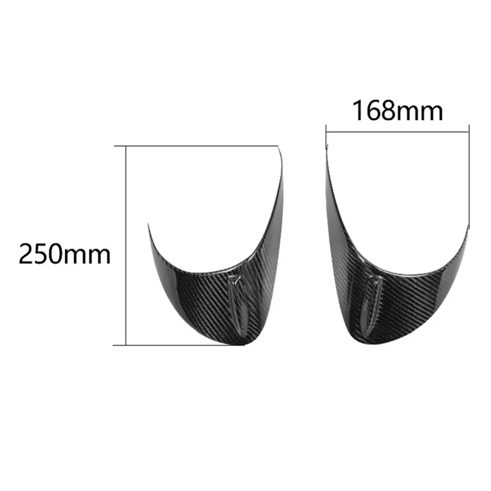 

1 Pair Carbon Fiber Front Rear Headlights Eyebrows Trim Stickers for Subaru BRZ