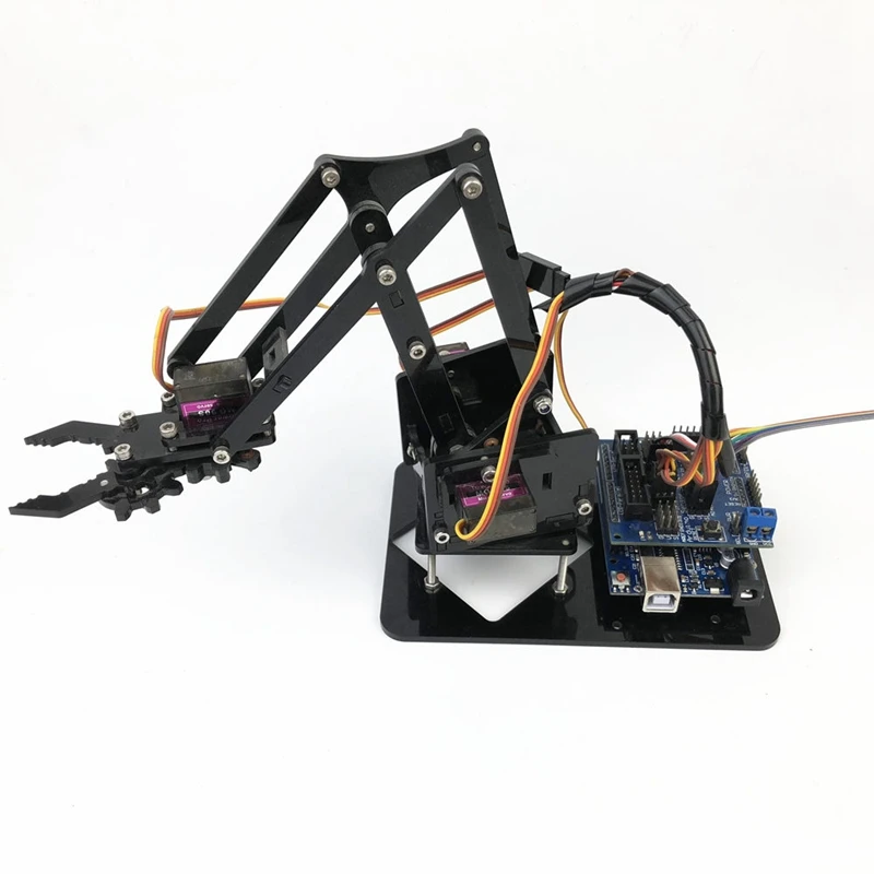 4DOF манипулятор для Arduino Роботизированный рычаг дистанционного управления Mg90S