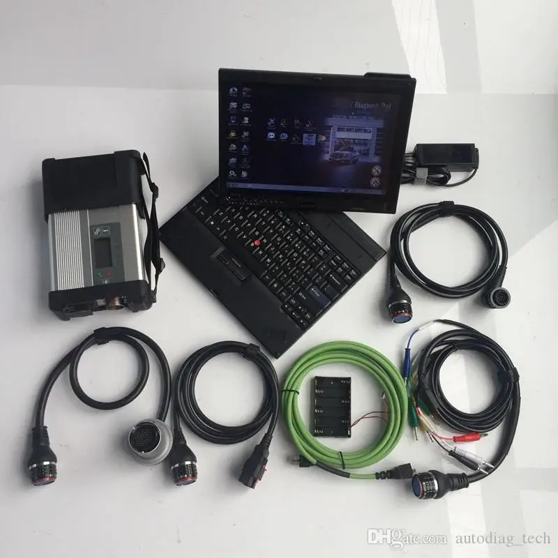 12 звезда диагностики mb sd c5 с супер ssd hdd новейшее программное обеспечение с ноутбуком x201t i7 4g кабели полный комплект готов к использованию 12v и 24v