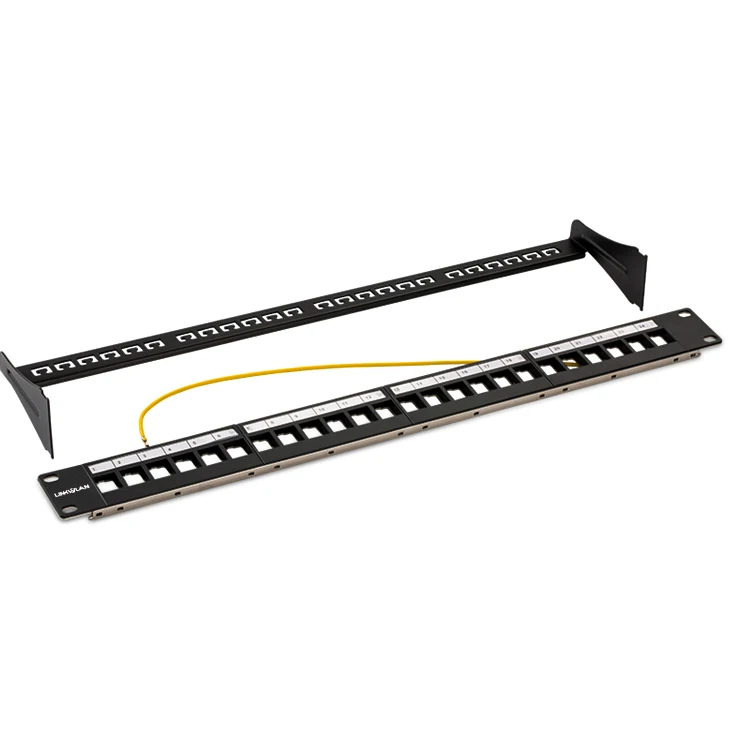 Модульная пустая коммутационная панель Linkway 19 &quot1U 24 порта выгрузка включая