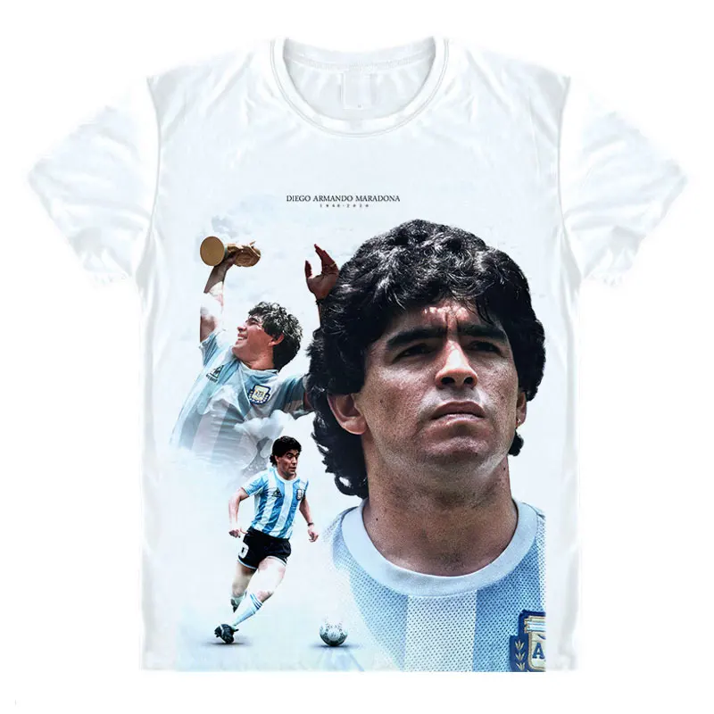 

Футболка с Диего марадоной, король Неаполя, Неаполь, Италия, Аргентина, сувенир, топ, футболка Live In My Heart Forever Vintage White
