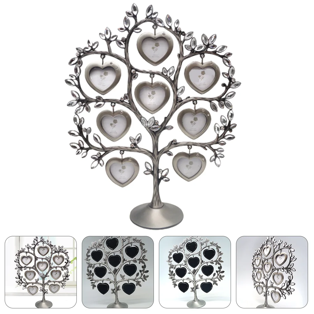 

1pc Romantic Wedding Photo Frame Decorative Photo Frame Tree Shaped Photo Holder