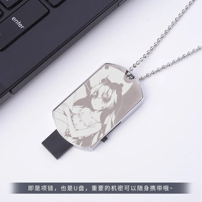anime game azur lane formidable ijn azuma portable 64g usb flash drive disk device necklace pendant chain decor cosplay gift free global shipping