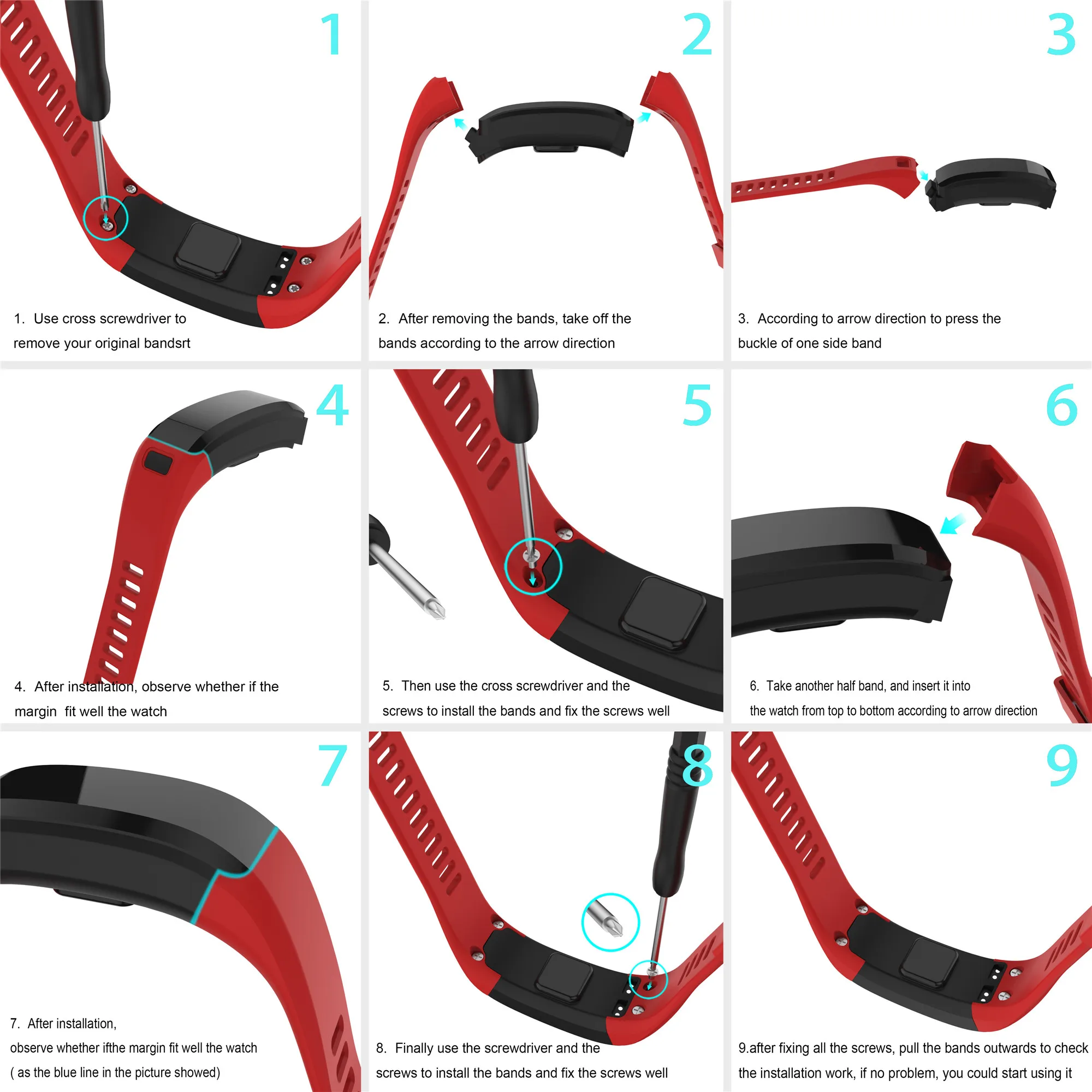 YAYUU совместимый ремешок для Garmin Vivosmart HR+ с металлической пряжкой ремешок для часов водонепроницаемый стойкий ремешок
