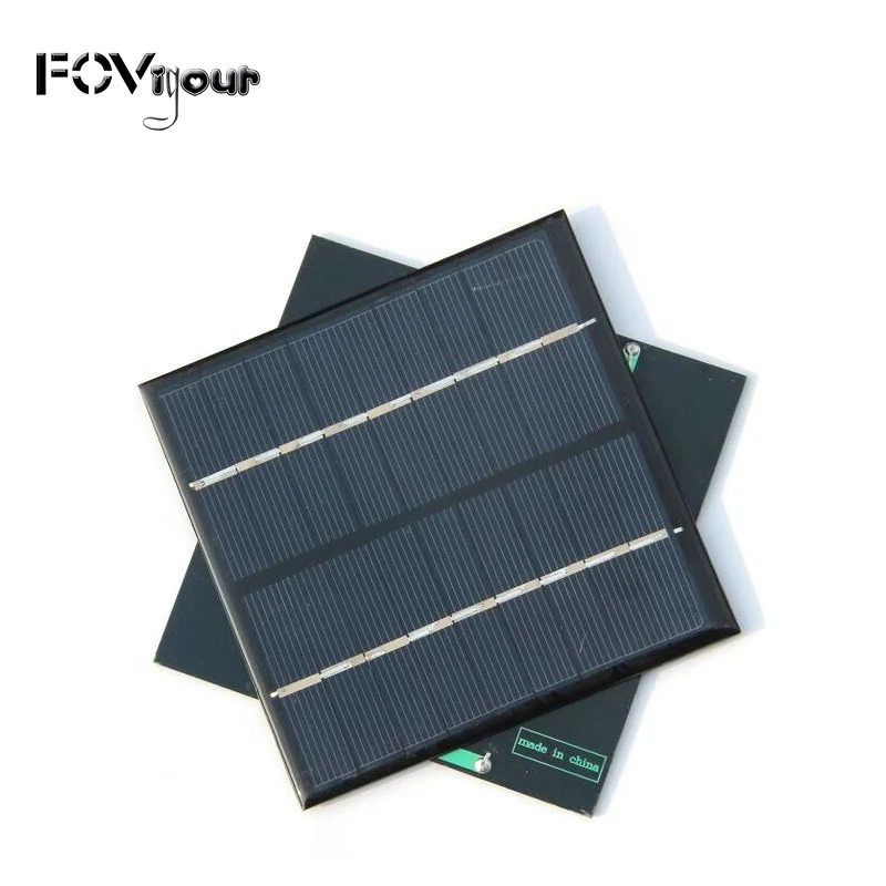Fovigour 2W 9V мини солнечная панель эпоксидный поликристаллический Silicon Cell 115x115 мм|solar
