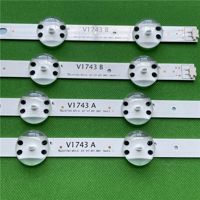 Лампа 40 шт./лот 10 для LG SUNG WEI55V0 E74739 94V-0 43 &quotV17 art3 2867 TV 43LJ614V 43LV340C 43UJ670V 43UJ6565 43UJ6525 100%