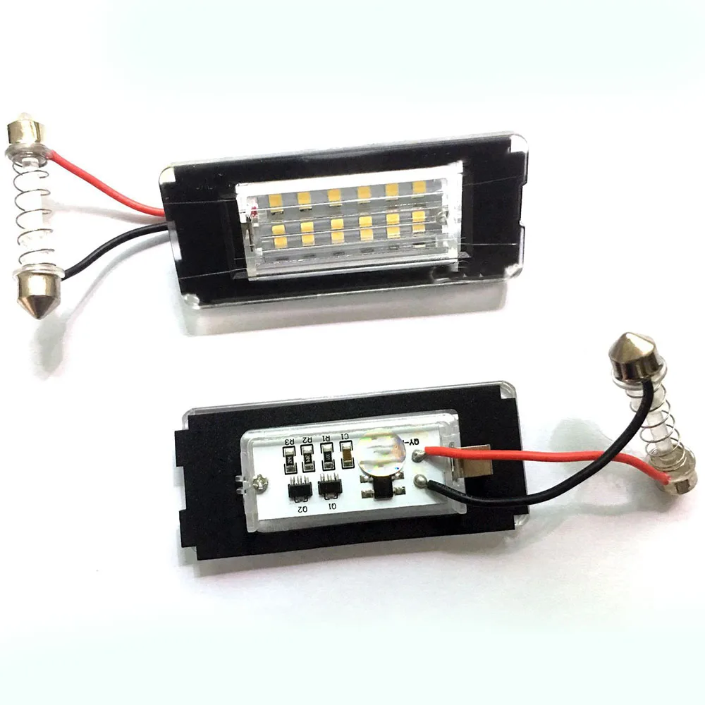 1 пара светодиодный номерной знак автомобиля Подсветка регистрационного номера