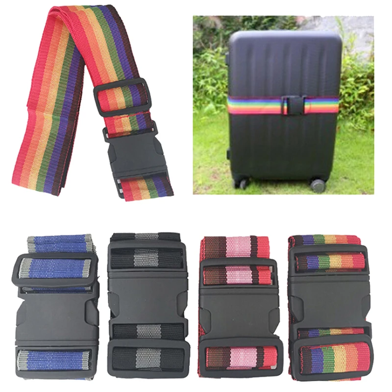 Luggage Strap Cross Belt Packing180CM Adjustable Travel Accessories Suitcase Nylon 3 Digits Password Lock Buckle Tag | Багаж и сумки