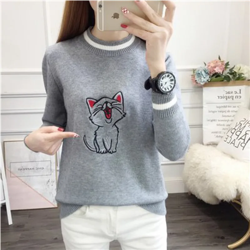 

Sweater Pullover Autumn and Spring New Sweet Pullover Sweater Female Student Korean Version Loose Wild Sweater Coat Trend 2021