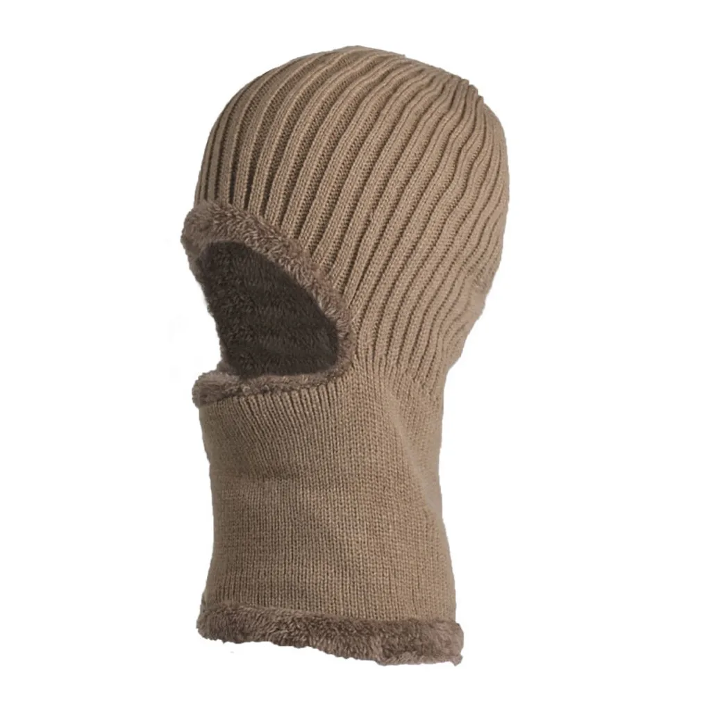 Модная женская и мужская шапка шарф вязаные теплые зимние шапки плотная