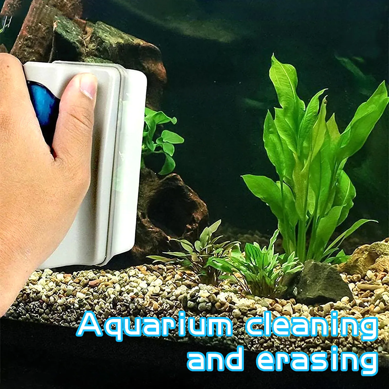 Новая магнитная аквариума Стекло водорослей скребок очиститель Магнитная щетка