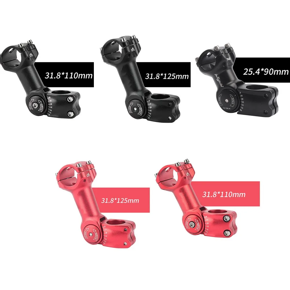 

25.4 / 31.8mm Mountain Road Bike Stem Riser Adjustable MTB Bicycle Handlebar Aluminum Alloy Cycling Bicycle Parts Accessories