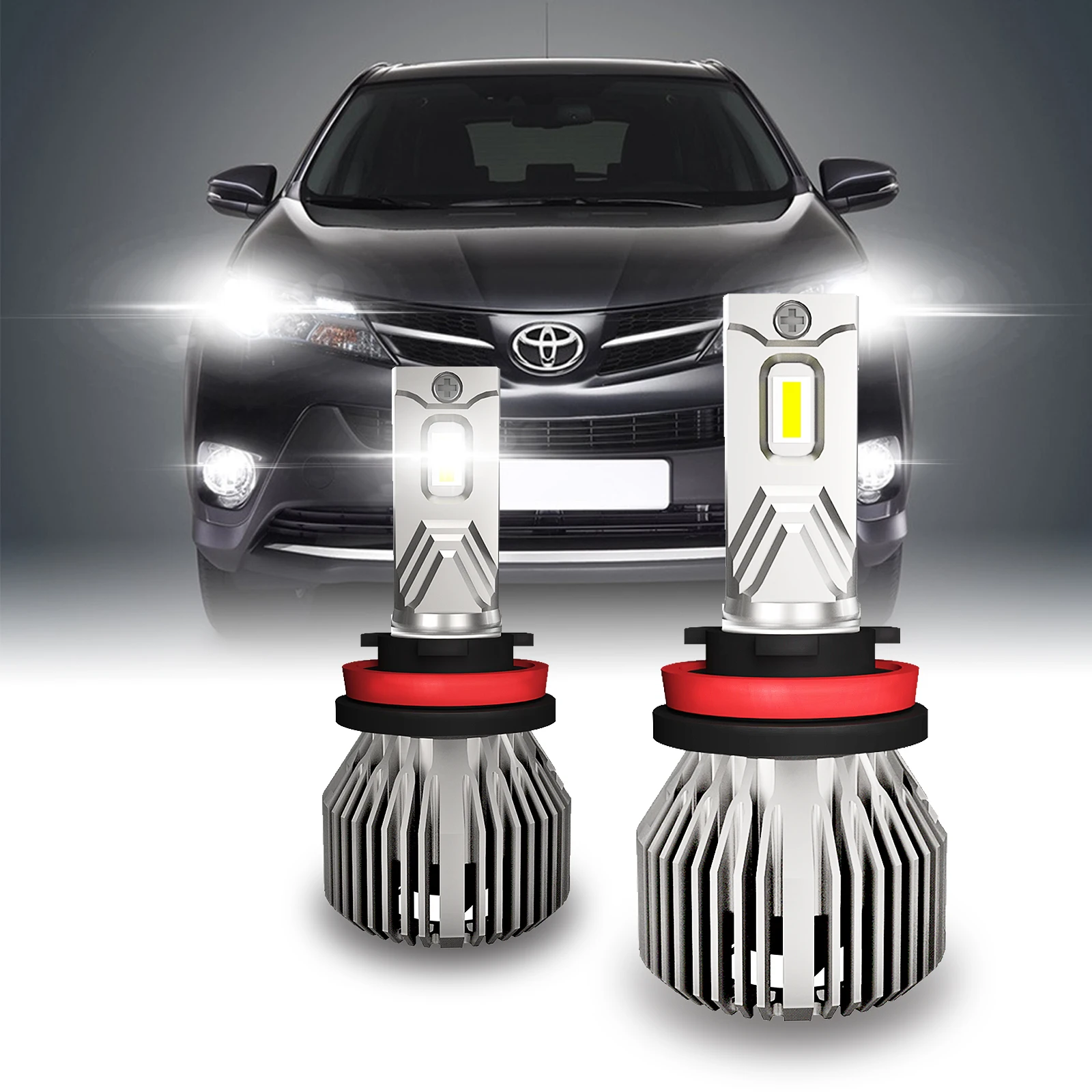 

80W 14000LM Car Haedlight H4 H7 H1 LED H8 H9 H11 4300K 5000K 6500K 8000K 25000K Auto fog Light 80W 16000LM 12V LED Bulb