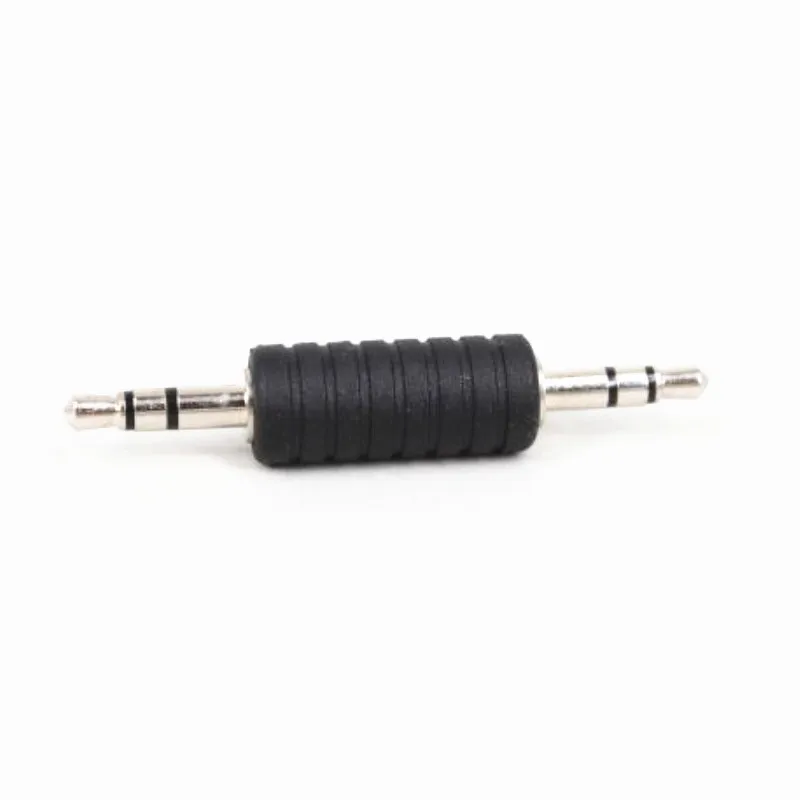 10pcs/lot Nickel Plated 3 Pole 3.5mm Audio Cable Adapter Male To Stereo Aux Plug Straight Converter For MP3 Connector | Обустройство