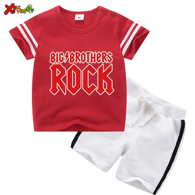 Хлопковая летняя детская футболка в полоску + шорты | Детская одежда и обувь