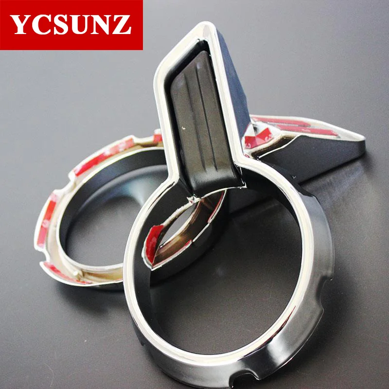 Автомобильные аксессуары ABS хромированные Противотуманные фары обод для Toyota Hilux