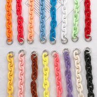 16 colors acrylic detachable handbag chain nail rivet exaggerate attractive candy diy phone bracelet replacement strap