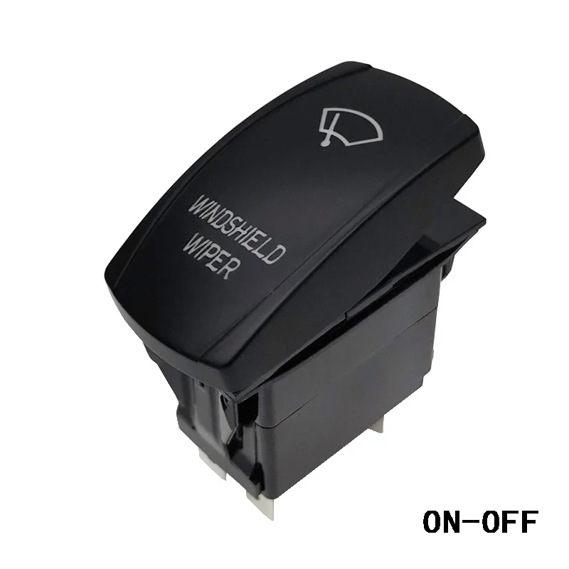 Автобус переключатель для грузовиков с фиксацией Белый LED подсветкой 12V 24V рычаги