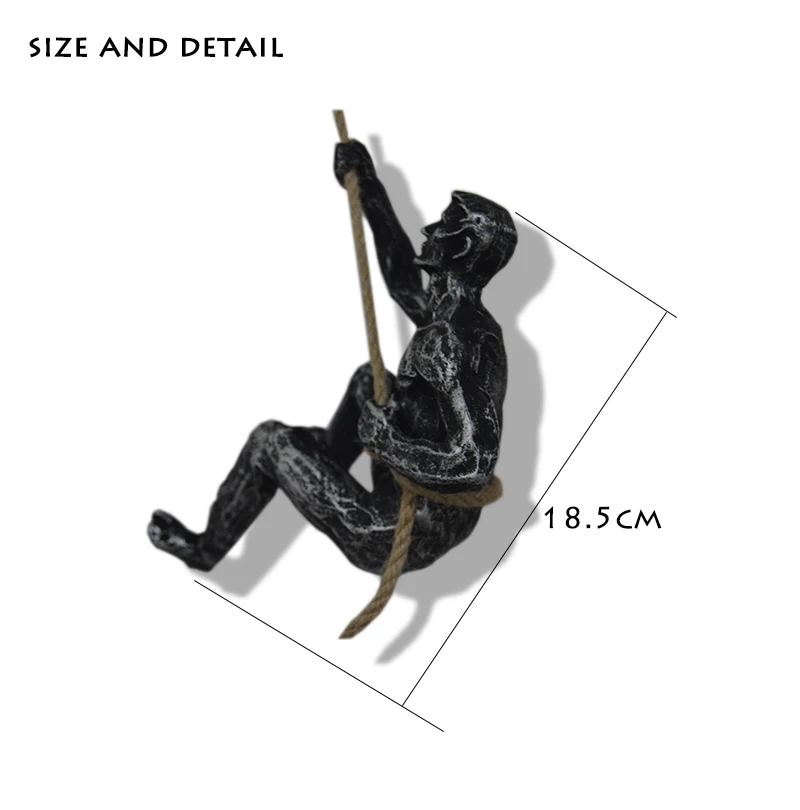 Статуи скалолазания скульптуры из смолы подвесные экстремальный спорт фигурка