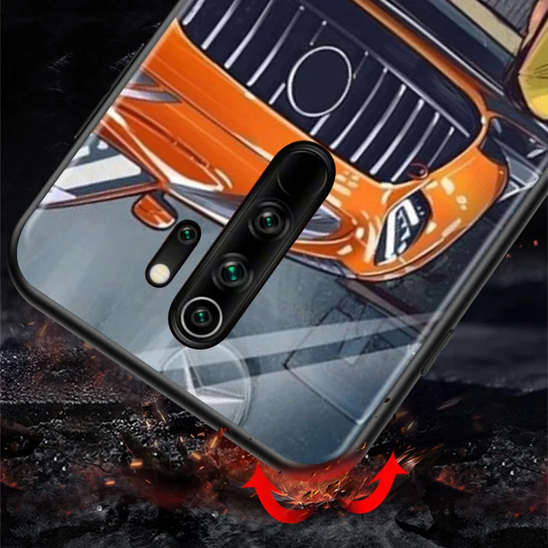 

Dream Luxurious Sports Car For Xiaomi Redmi 9A 9C 9 Prime GO 8A 8 7A 7 S2 6A 6 5 Pro Plus Black Phone Case