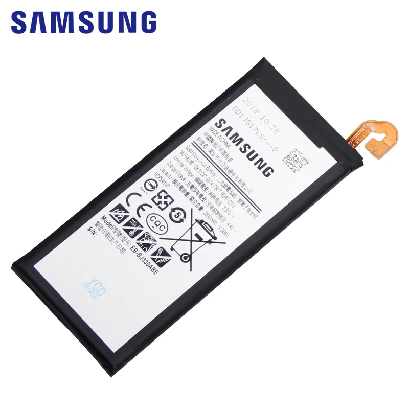 Samsung телефон батарея EB-BJ330ABE 2400 мАч для samsung Galaxy J3 SM-J330 J3300 SM-J3300 замена батареи