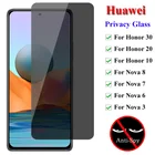Защитное стекло для Huawei Nova 8, 7, 6SE, Honor 20, 30 lite, 10, 9, x, 8, 9, 8x