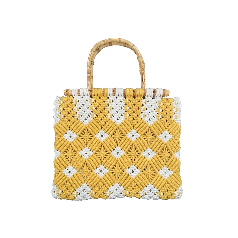 

Fashionable Simple and Ethnic Style Handbag Woven with Natural Materials for Women Large Capacity Soft and Skin-friendly Bags