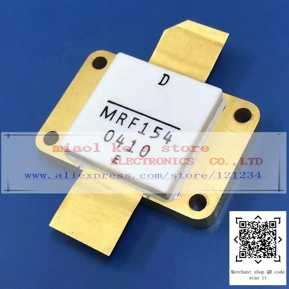 100% оригинал: MRF154 [ RF Mosfet N-Channel 50V 800mA 2MHz ~ 100MHz 17dB 600W чехол 368-03] высококачественный