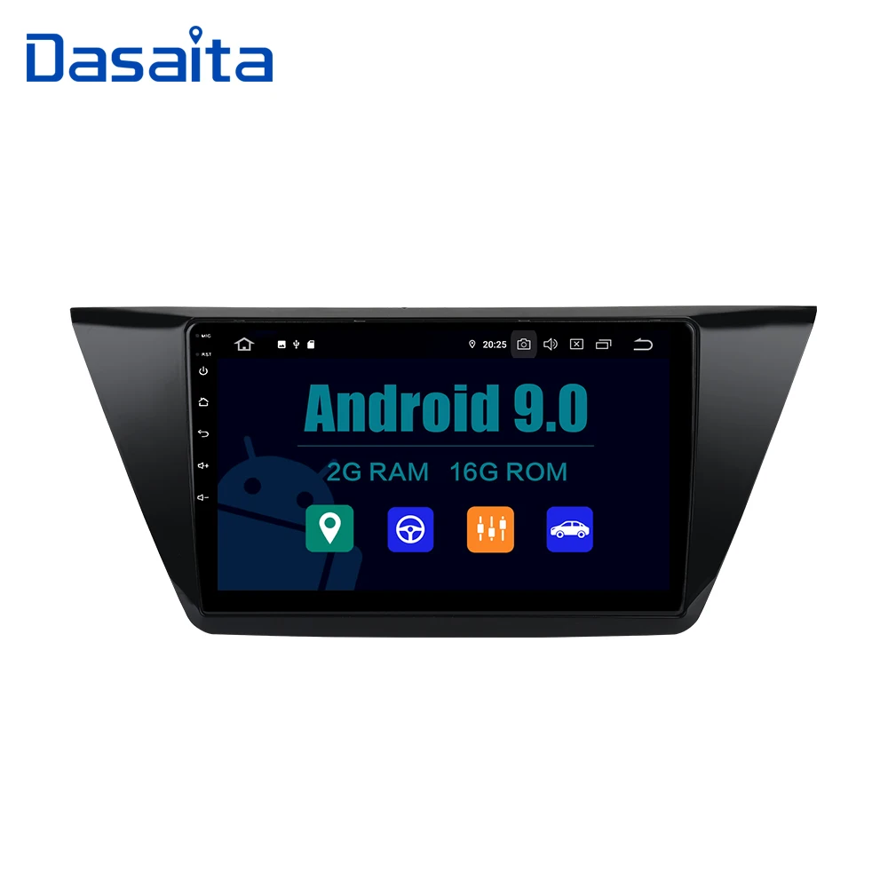 Android 9 0 автомобильный 1 din стерео для VW Touran 2016 Радио MP3 Bluetooth 10 2 &quotips мульти