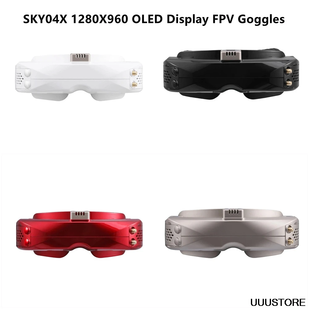 

SKYZONE SKY04X V2 1024x768 5.8Ghz 48CH OLED HD 3D FPV Goggles Diversity with New Rapidmix RX Receiver Built-in DVR Headtracker