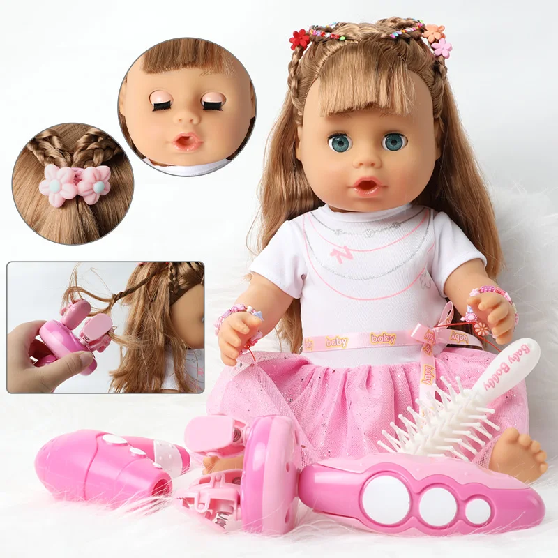Кукла реборн детская водонепроницаемая Мягкая силиконовая Реалистичная кукла