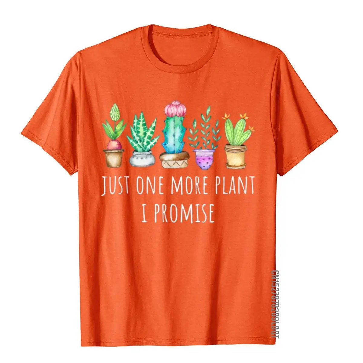 Подарочная футболка с надписью Just One More Plant I заверяю суккулент кактус мужские