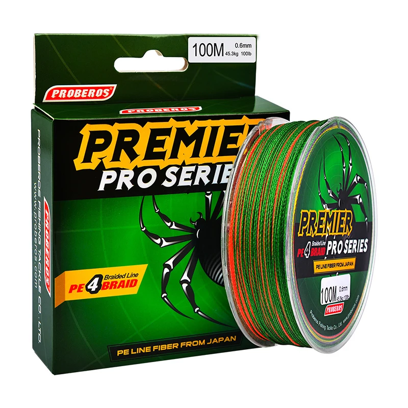 4 нити 100 м рыболовная леска из полиэтиленового материала многофиламентная супер