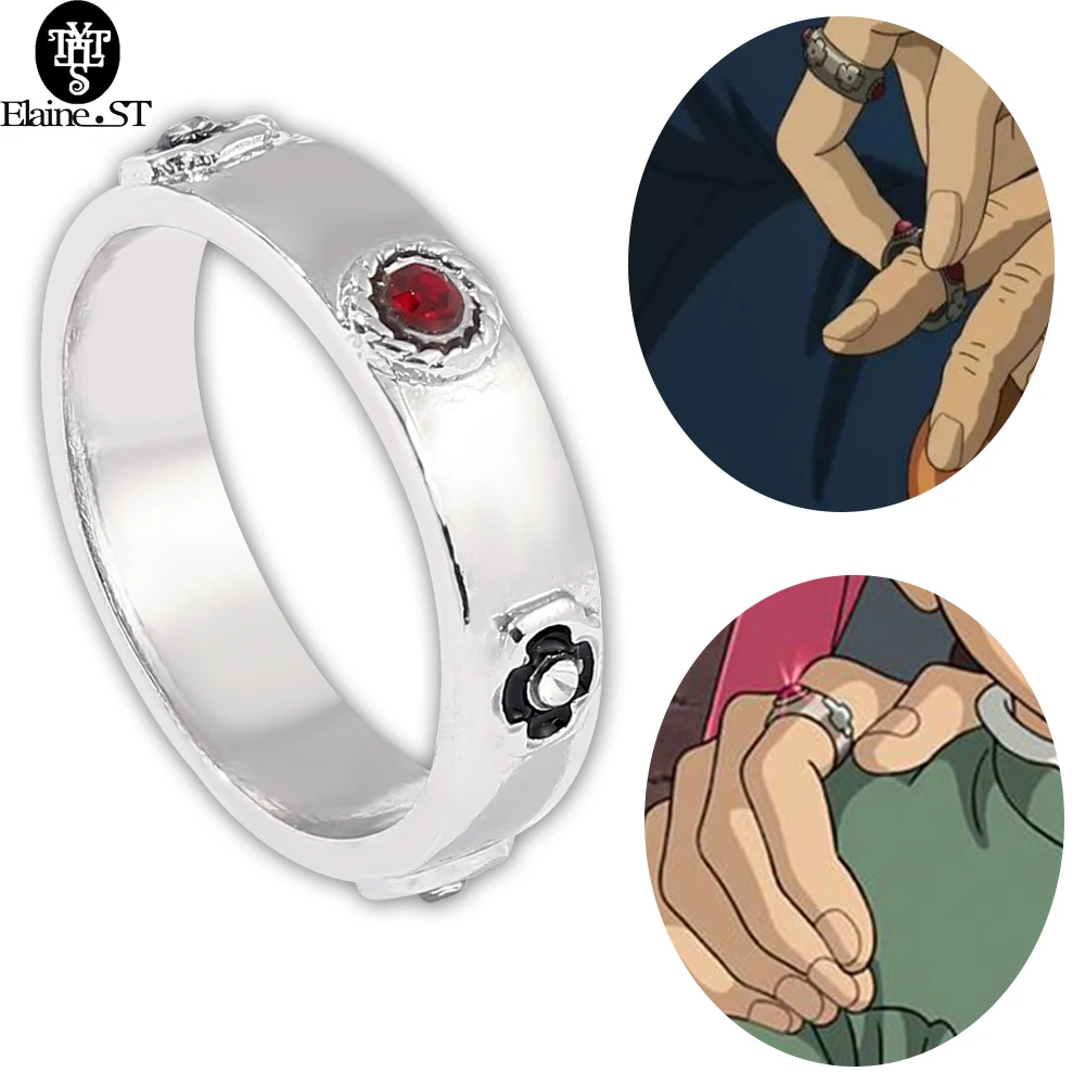 

Оптовая продажа, металлические ювелирные изделия для косплея Хаяо Миядзаки, 10 шт.