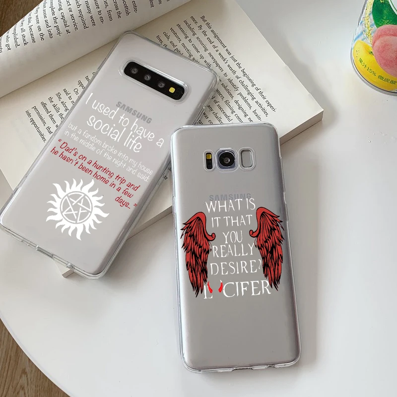 Американский ТВ вырожденных Ангел Люцифер ТПУ мягкий чехол для телефона с