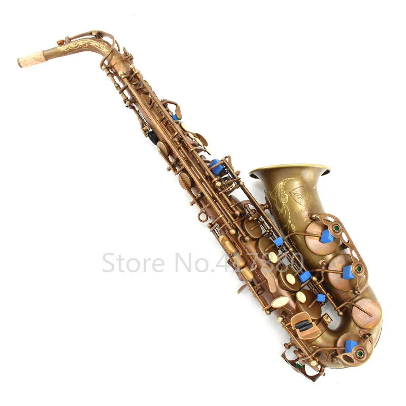 Саксофон MARGEWATE Alto Eb Tune уникальный латунный саксофон в стиле ретро Новый плоский
