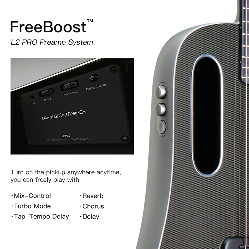 lava mich pro akustische elektrische gitarre carbon faser freeboost 41 zoll professionelle spielen gitarre mit fall pick ladekabel free global shippin