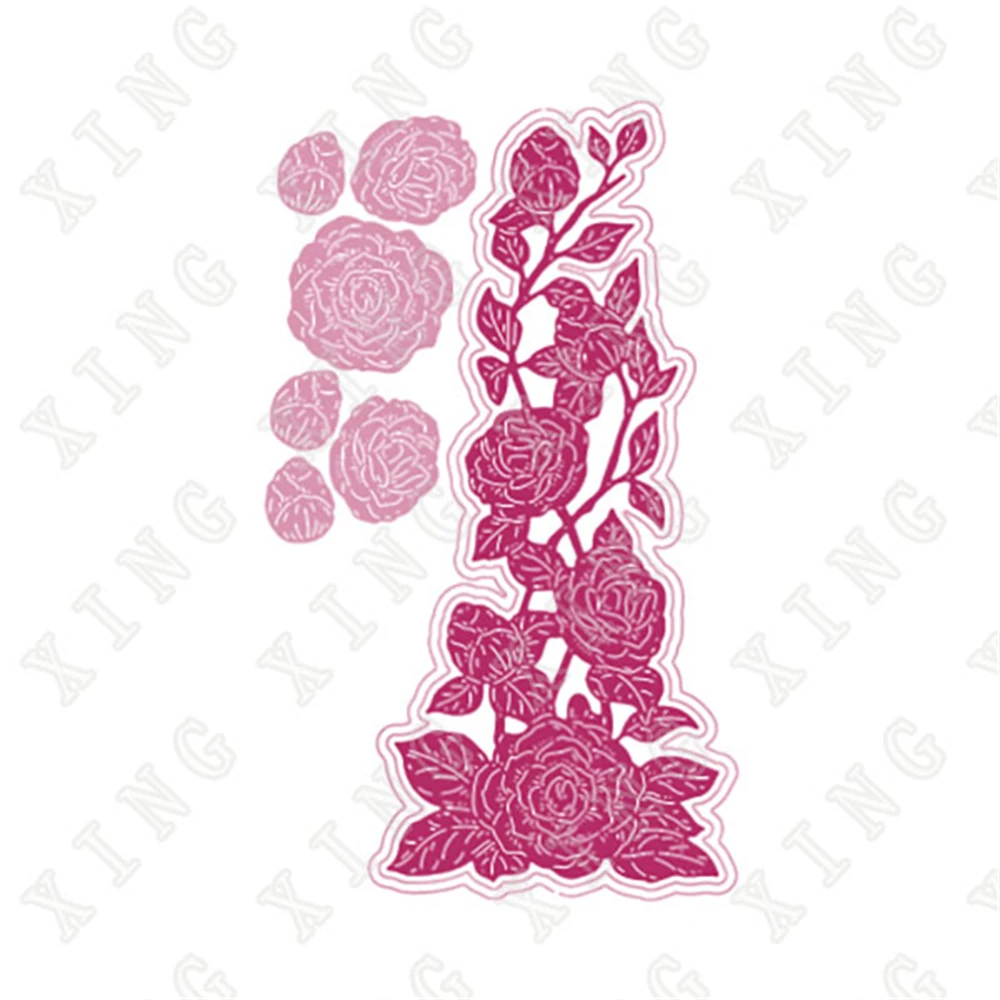 

Newest Metal Cutting Mold Climbing Camelia Dies Diy Various Card Series Scrapbook Gift Photo Crafts Decoration Embossing Stencil