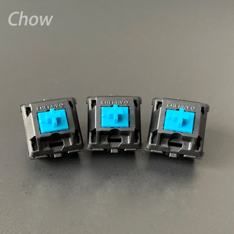 10 шт. оригинальный переключатель Cherry Mx 3 Pin красный/черный/серебристый