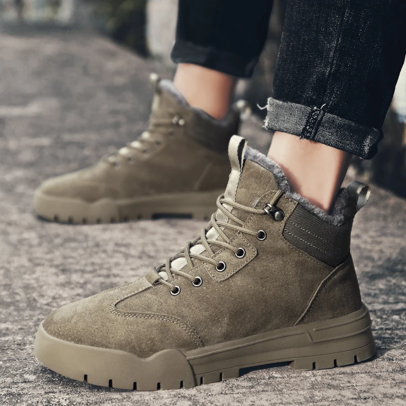 

Mens Casual Boots Casual Leather Shoes Men Boots Zapatos Casuales Para Hombre Black Man Fashion Leisure For Spring Causal