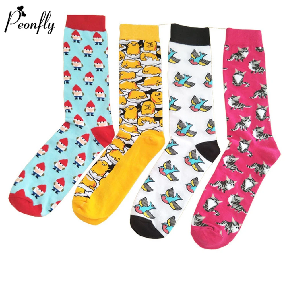 

Носки мужские Peonfly, в стиле хип-хоп, дышащие