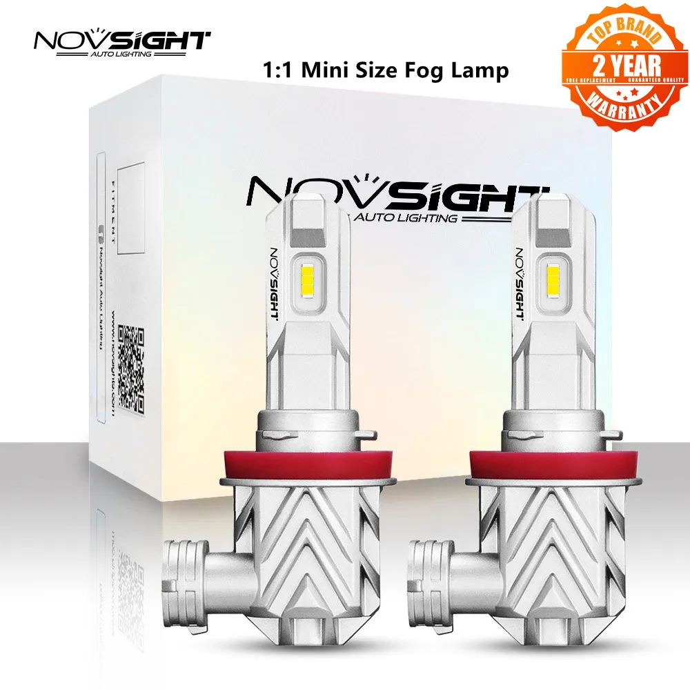 NOVSIGHT 1:1 Мини Размер Противотуманный светильник лампы H11 H8 H9 9005 HB3 9006 HB4