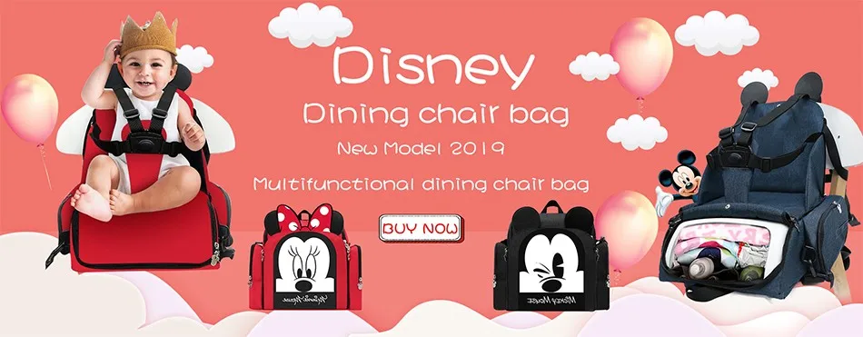 Disney USB пеленки сумка рюкзак мумия Материнство/подгузник мешок. Детская сумка, дорожная сумка для кормления с Микки Маусом. Сумка для ухода за ребенком. Водонепроницаемая сумка
