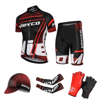 cycling jersey set for mens tracksuit anti uv mtb red bike uniform bmx outfit 2021 short sleeve bicycle team suits with shorts