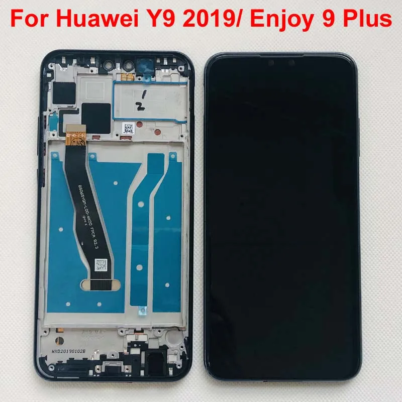 Оригинальный ЖК дисплей 2340*1080 10 касаний для HUAWEI Y9 2019 с рамкой экран дисплея