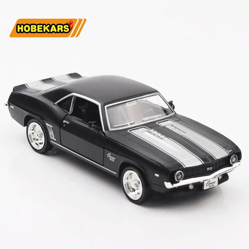 RMZ Camaro 1969 SS высококлассная модель 1/36 литая игрушечный автомобиль из