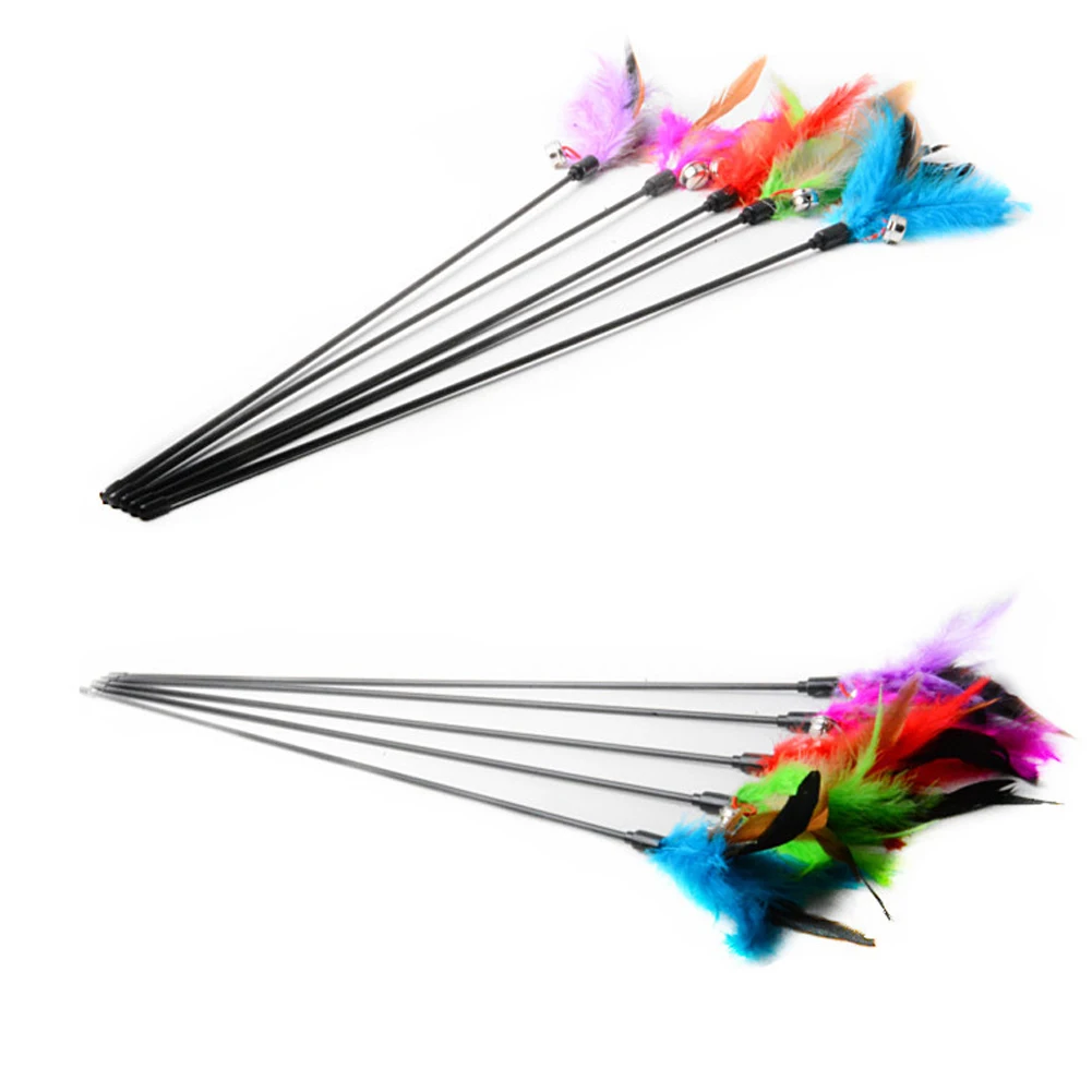 1 шт. забавная игрушка для кошек перо игрушки котенок питомец прорезыватель